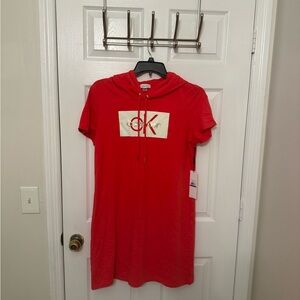 Calvin Klein Vibrant Red Hoodie